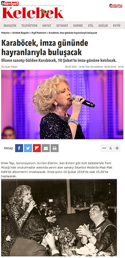 Hürriyet Gazetesi Kelebek Eki / Gülden Karaböcek İmza Günü