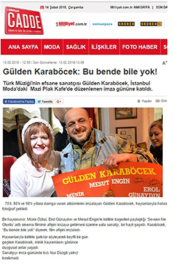 Milliyet Gazetesi  / Gülden Karaböcek İmza Günü