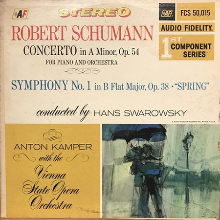 Concerto in A Minor, Op.54 - Symphony No.1 in B Flat Major Op.38 Spring 