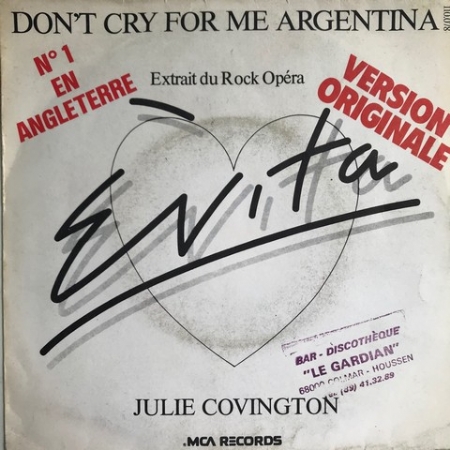 Don't Cry For Me Argentina